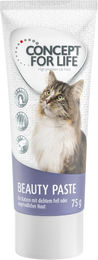 Produktbild von Concept for Life Beauty Paste für Katzen mit Lachs zur Unterstützung von Haut und Fell sowie gegen Haarballen 75 g