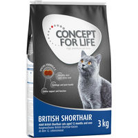 Produktbild von Concept for Life British Shorthair Adult Katzenfutter getreidefrei 3 kg - 3 kg