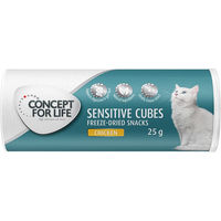 Produktbild von Concept for Life Freeze-dried Snacks Sensitive Sparpaket 3 x 25 g Gefriergetrocknete Leckerlis für erwachsene Hunde