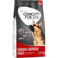 Produktbild von Concept for Life Hundefutter German Shepherd Adult Probierbeutel 1,5 kg