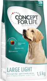 Concept for Life Hundefutter Large Light für große Rassen Adult 1,5 kg Probierbeutel – Bild 1 von 1