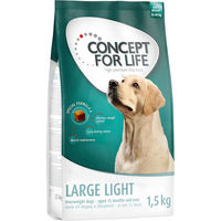 Produktbild von Concept for Life Hundefutter Large Light für große Rassen Adult 1,5 kg Probierbeutel