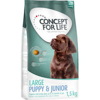 Produktbild von Concept for Life Hundefutter Large Puppy & Junior 1,5 kg - 1,5 kg