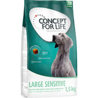 Produktbild von Concept for Life Hundefutter Large Sensitive für große Rassen Adult 1,5 kg Probierbeutel - 1,5 kg
