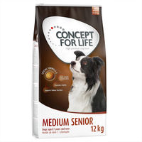 Produktbild von Concept for Life Hundefutter Medium Senior 2 x 12 kg Sparpaket - 2 x 12 kg