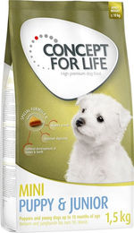 Produktbild von Concept for Life Hundefutter Mini Puppy & Junior Probierbeutel 1,5 kg - 1,5 kg