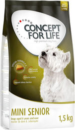 Concept for Life Hundefutter Mini Senior Probierbeutel 1,5 kg - 1,5 kg – Bild 1 von 1