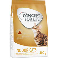 Produktbild von Concept for Life Indoor Cats Getreidefreies Futter für ausgewachsene Wohnungskatzen 400 g - 400 g