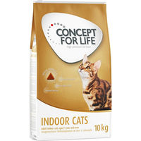 Produktbild von Concept for Life Indoor Cats Katzenfutter Adult Rind Getreidefrei 2 x 10 kg - 2 x 10 kg