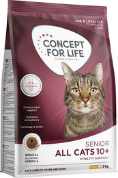 Concept for Life Katzenfutter Huhn für Senior Katzen 10+ Jahre 3 kg – Bild 1 von 1