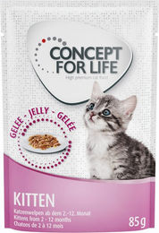 Produktbild von Concept for Life Kitten Nassfutter Huhn in Gelee 12 x 85 g - 12 x 85 g