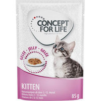 Produktbild von Concept for Life Kitten Nassfutter Huhn in Gelee 24 x 85 g - 24 x 85 g