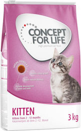 Produktbild von Concept for Life Kitten Trockenfutter Getreidefrei 3 kg - 3 kg