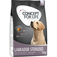 Produktbild von Concept for Life Labrador Sterilised Trockennahrung für große Hunderassen Adult Getreidefrei mit hohem Fleischanteil 4 x 1 kg - 4 x 1 kg