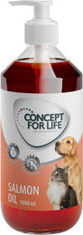 Produktbild von Concept for Life Lachsöl Haut-Fell-Supplement 2 x 1000 ml - 2 x 1000 ml