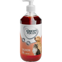 Produktbild von Concept for Life Lachsöl Haut-Fell-Supplement 2 x 1000 ml - 2 x 1000 ml