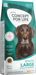 Produktbild von Concept for Life Large Senior Hundefutter Huhn Light mit niedrigerem Phosphorgehalt 2 x 12 kg