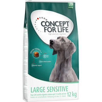 Produktbild von Concept for Life Large Sensitive Hundefutter Lamm Monoprotein Hypoallergen 2 x 12 kg - 2 x 12 kg
