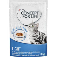 Produktbild von Concept for Life Light Nassfutter für erwachsene Hunde Stückchen in Gelee zur Gewichtskontrolle 24 x 85 g - 24 x 85 g