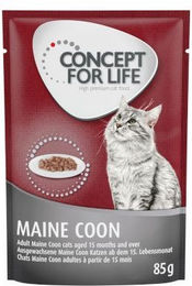 Produktbild von Concept for Life Maine Coon Adult Katzenfutter Ragout-Qualität 48 x 85 g - 48 x 85 g