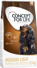 Concept for Life Medium Light Hundefutter für Adult zur Gewichtskontrolle 12 kg - 12 kg – Bild 1 von 1
