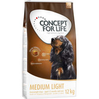 Produktbild von Concept for Life Medium Light Hundefutter für Adult zur Gewichtskontrolle 12 kg - 12 kg
