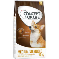 Produktbild von Concept for Life Medium Sterilised Hundefutter Adult Getreidefrei mit hohem Fleischanteil 12 kg - 12 kg