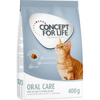 Produktbild von Concept for Life Oral Care Trockenfutter für erwachsene Katzen zur Zahnpflege und Unterstützung der Harnwegsfunktion 400 g - 400 g