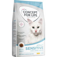 Produktbild von Concept for Life Sensitive Cats Adult Katzenfutter Huhn Monoprotein 2 x 10 kg