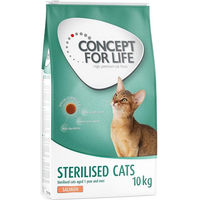 Produktbild von Concept for Life Sterilised Cat Food Lachs Getreidefrei Adult 2 x 10 kg - 2 x 10 kg