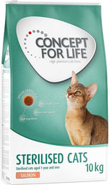 Produktbild von Concept for Life Sterilised Katzenfutter Lachs Adult 10 kg - 10 kg