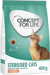 Produktbild von Concept for Life Sterilised Katzenfutter Lachs Getreidefrei Adult 400 g - 400 g