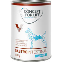 Produktbild von Concept for Life Veterinary Diet Gastro Intestinal Low Fat Nassfutter für Hunde Adult 24 x 400 g getreidefrei