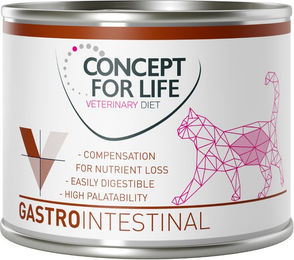 Produktbild von Concept for Life Veterinary Diet Gastrointestinal Katzennassfutter Pute Adult Getreidefrei 12 x 200 g - 12 x 200 g