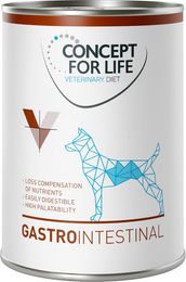 Produktbild von Concept for Life Veterinary Diet Gastrointestinal Nassfutter für Hunde Adult Pute und Lachs getreidefrei 12 x 400 g - 6 x 400 g