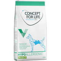 Produktbild von Concept for Life Veterinary Diet Hypoallergenes Insekten Hundefutter Adult 2 x 12 kg - 12 kg