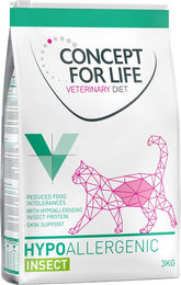 Produktbild von Concept for Life Veterinary Diet Hypoallergenic Insect Trockenfutter für erwachsene Hunde 3 kg - 3 kg
