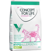 Produktbild von Concept for Life Veterinary Diet Hypoallergenic Insect Trockenfutter für erwachsene Hunde 3 kg - 3 kg