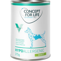 Produktbild von Concept for Life Veterinary Diet Hypoallergenic Insekten Monoprotein Adult 6 x 375 g