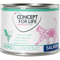 Produktbild von Concept for Life Veterinary Diet Hypoallergenic Nassfutter Lachs Adult 6 x 185 g - 6 x 185 g