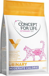 Produktbild von Concept for Life Veterinary Diet Urinary Moderate Calorie Trockenfutter für erwachsene Hunde zur Gewichtskontrolle und Unterstützung der Harnwege 350 g