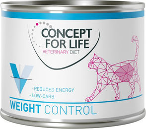 Produktbild von Concept for Life Veterinary Diet Weight Control Nassfutter für erwachsene Hunde 12 x 200 g - 12 x 200 g