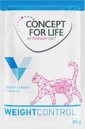 Produktbild von Concept for Life Veterinary Diet Weight Control Nassfutter für erwachsene Hunde zur Gewichtsreduktion 48 x 85 g - 48 x 85 g
