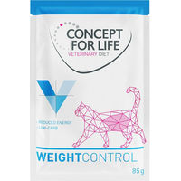 Produktbild von Concept for Life Veterinary Diet Weight Control Nassfutter für erwachsene Hunde zur Gewichtsreduktion 48 x 85 g - 48 x 85 g
