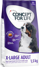Produktbild von Concept for Life X-Large Adult Hundefutter für Riesenrassen mit hohem Fleischanteil 1,5 kg