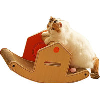 Produktbild von Coneko Schaukelhaus Katzenkratzbrett aus Kratzpappe in Orange