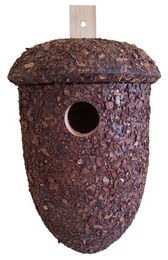Produktbild von Conni Oberkircher's Nistkasten für Wildvögel aus braunem Kiefernholz 24x31x16 cm