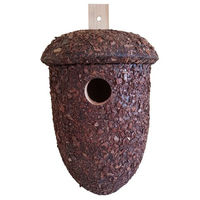 Produktbild von Conni Oberkircher's Nistkasten für Wildvögel aus braunem Kiefernholz 24x31x16 cm
