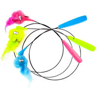 Produktbild von Coockoo Cattoy Loomy Katzenangel in Bunt und Rosa