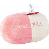 Produktbild von Coockoo Chill Pill Katzenspielzeug Tretkissen mit Katzenminze aus Plüsch in Rosa/Beige